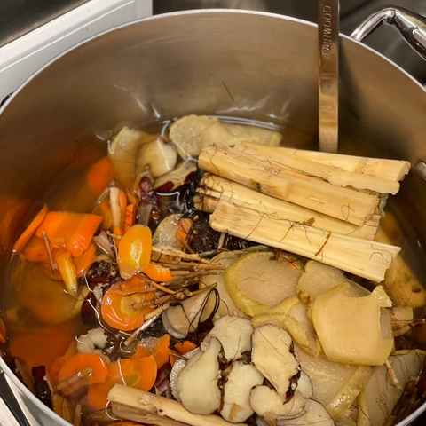 竹蔗茅根馬蹄水 (非洲海底椰升級版)