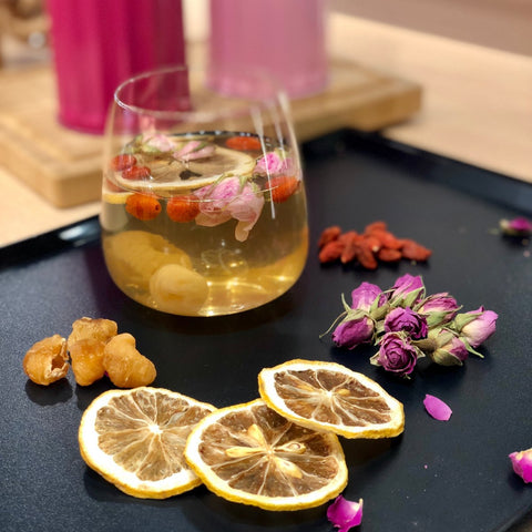 檸檬美白花茶 焗水套裝
