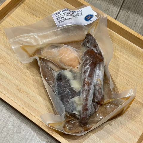 南非鮑魚花菇扣鵝掌 