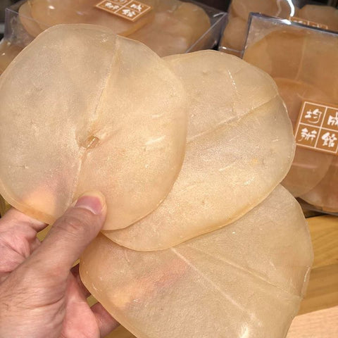 生曬圓螺片